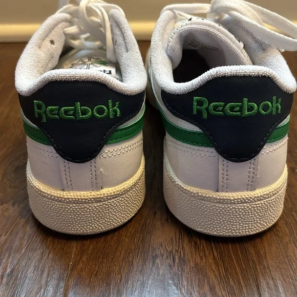 Reebok Center Club C Sneakers in Green & Navy - Picture 5 of 7